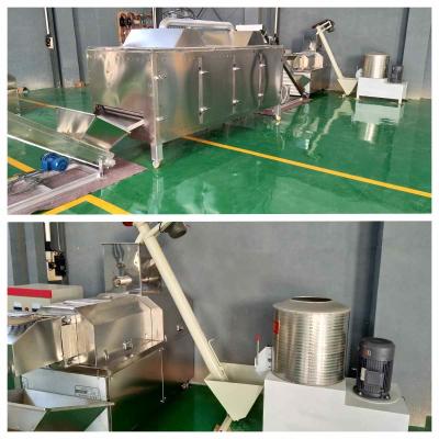 China Dry Dog Cat Food Making Machine 37-160kw Fish Feed Pet Food Processing Line for sale