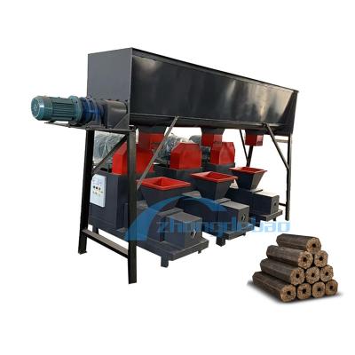 China 200-500kg/H Biomass Briquetting Machine 3800-4800Kcal/Kg Biomass Briquette Extruder for sale
