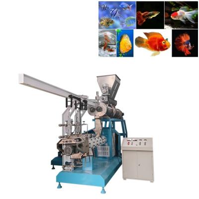Chine chaîne de production de flottement d'alimentation des poissons 2000kg/H machine de flottement d'alimentation de poissons de double vis à vendre
