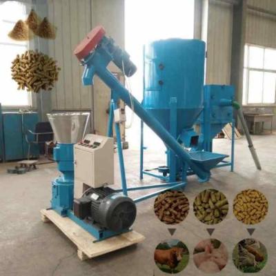 China 0.5-1 Ton/H Animal Feed Plant Small Poultry Chicken Feed Processing Machine zu verkaufen
