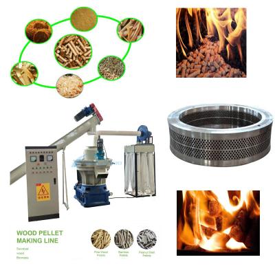China Robust 380v Sawdust Pellet Machine 10-20% Moisture Content for sale