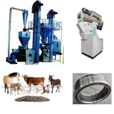 China High Efficiency Feed Pellet Production Line 256kw Animal Feed Pellet Machines à venda