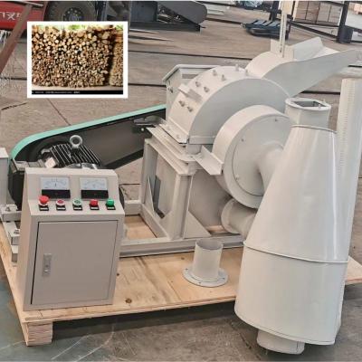 China Log Hammer Mill Grinder Crusher Machine For Tree Branch Chipper Wood Bark for sale