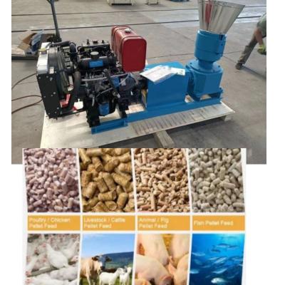 China High Performance Animal Feed Maker Diesel Engine Feed Pellet Machine Te koop