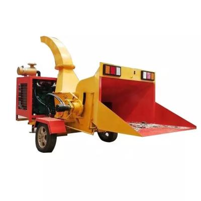 China Hydraulic System Drum Wood Chipper Wood Branch Shredder 3.5-6 Tons / hour for sale