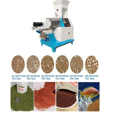 China Dry Type Single Screw Fish Pet Feed Extruder For Small Business And Farm Use Te koop