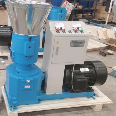 Chine 1-2TPH Feed Pellet Manufacturing Machine/ Feed Making Machine / Cows Pigs Chickens Fish Feed Pellet Production Line à vendre