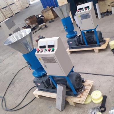 China Wood Hammer Mill Sawdust Fuel Pellets Making Machine Household 100-150KG/H Electric Wood Pellet Mill for sale