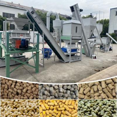 China Ring Die Animal Chicken Feed Pellet Mill Production Line For Poultry for sale