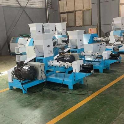 China 0.4kw 22HP Dry Type Fish Feed Pellet Machine Floating Fish Feed Extruder for sale
