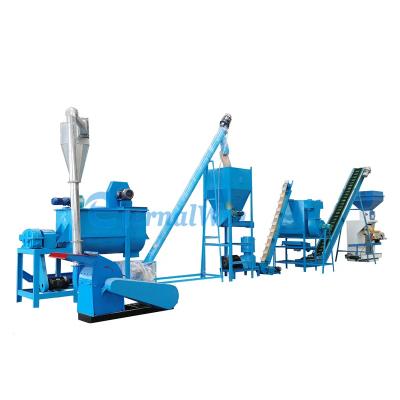 China High Capacity 6mm Pellet Production Line With Cooler Component for sale