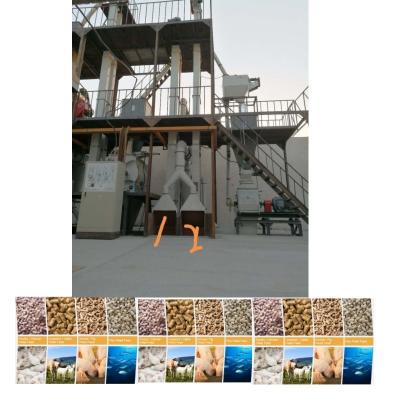 China Commercial Livestock Animal Pellet Feed Production Line for sale
