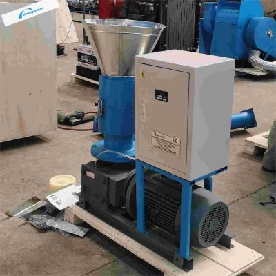 China Moving Roller Wood Pellet Mill Machine 80-120 KG/H For Biomass Sawdust Pellet for sale