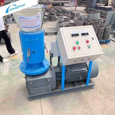 China La máquina de moler de pellets de madera de rodillos móviles 400-600 KG/h para pellets de aserrín de biomasa en venta