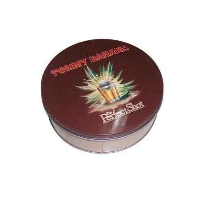 China Caja de la lata del chocolate de Tommy Bahama con el tiro perfecto 0,23 milímetros de grueso y llano dentro en venta