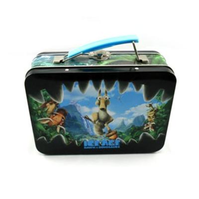 China Food / Toy Packaging Metal Tin Lunch Box , Cutstom Printed Tin Containers With Cover for sale