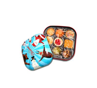 Chine Conteneurs colorés de bidon de sucrerie avec la petite dimension et le style de Noël, épaisseur de 0.23mm à vendre