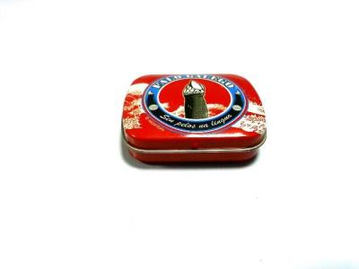 China Red Printed Mints Tin Candy Containers for sale