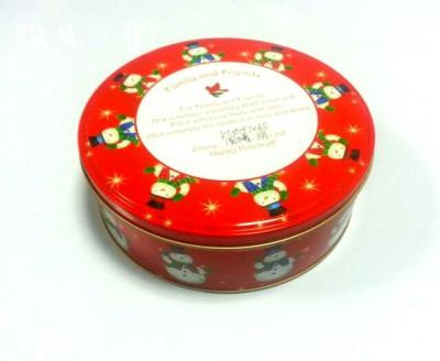 China Tinplate Tin Cookie Containers for sale