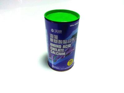 China Recipiente cilindróide da lata/caixa de empacotamento do metal para o empacotamento do pó do cálcio à venda