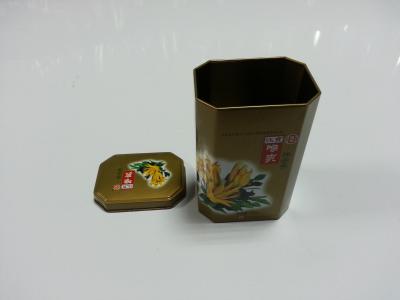 China Metal Tin Tea / Spices / Coffee Canisters For Dry Food Packaging for sale