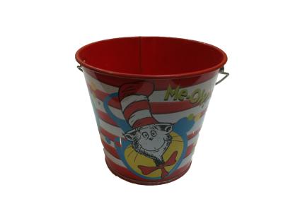 China Tinplate Cylindroid Metal Tin Container For Candy Packaging for sale