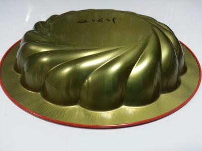 China Red Metal Tin Serving Trays , Round Water / Food Serve Tray For Restaurant for sale