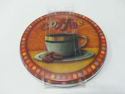 China 2 Sets Food Promotional Tin Cans , Metal Gas Stove Burner Cover for sale