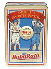 China Baby Ruth Packaging Food Grade Tin Container , Nestle Metal Tin Container for sale