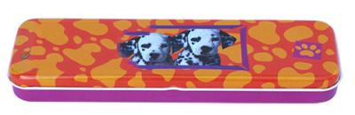 China Children's Pencil Tin Box 208 x 63 x 15mm , Pen Case With Custom Artwork for sale