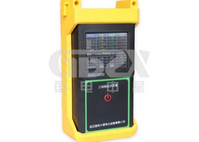 China Finger Touch Three Phase Power Analyzer , Power Quality Monitoring Equipment Static Data Save Function for sale