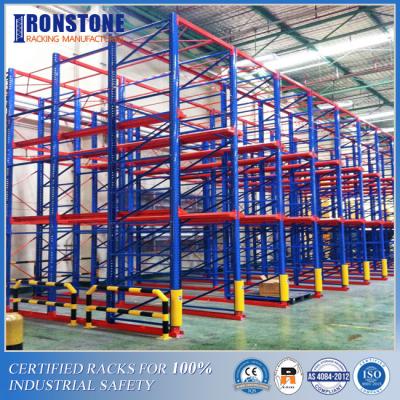 China OEM Adjustable Steel Drive-in Pallet Rack For Cold Warehouse Storage for sale