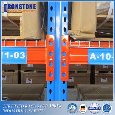 China EURO 50mm Pitch Warehouse Pallet Rack Systems for sale
