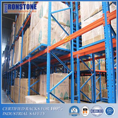 中国 倉庫の貯蔵の高密度のための産業使用法の鋼鉄貯蔵の棚 販売のため