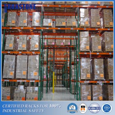中国 パレットで運搬されたプロダクト貯蔵のための規則的で選択的なパレット棚を取付けること容易 販売のため