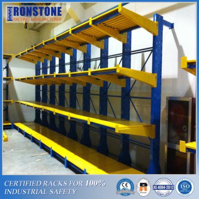 China Flexible Extendable Cantilever Racking System For Vertical Warehouse Storage for sale