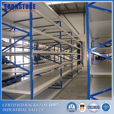 China 50mm Height Adjustable Steel Storage Warehouse Shelves Rack with Hand-loaded for sale