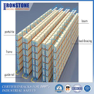 China Pallet Rack Frame Tie Aisle Connector For Safety for sale