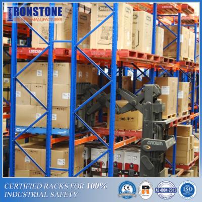 China Back-to-back Double Deep Metal Steel Rack For Medium Volume Cargoes for sale