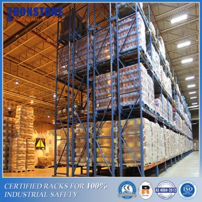 China Double Deep Metal Unified Pallet Rack With Double Inventory for sale