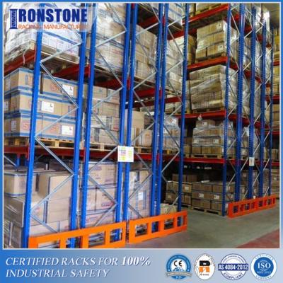 China Medium Volume Logistic Double Deep Rack Storage System for sale