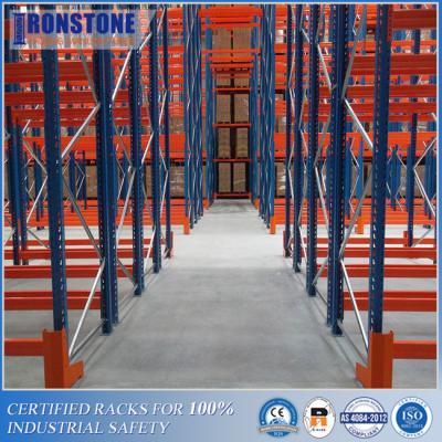 China Durable Double Deep Pallet Racking For High Density Industrial  Storage for sale