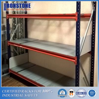 中国 容易にカスタマイズされた貯蔵の棚は産業使用法のための鋼鉄棚を貯蔵する 販売のため
