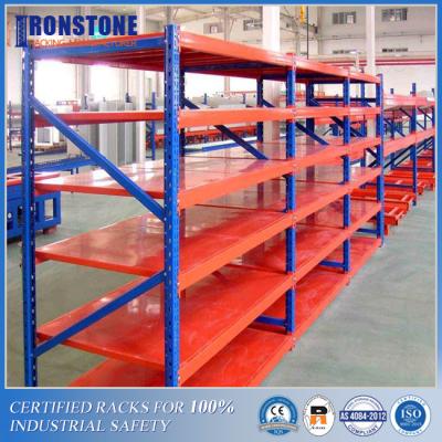 China Adjustable Multi Level Long Span Shelving For Light And Medium Duty Storage for sale