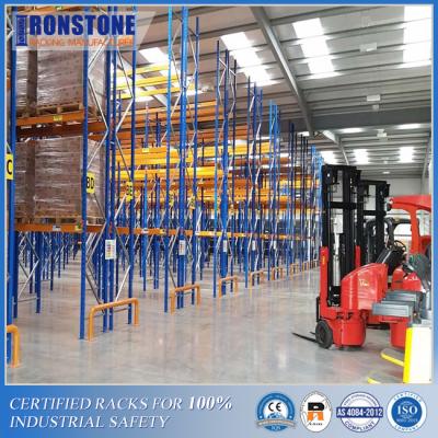 China Powder Coated Very Narrow Aisle Pallet Racking System for Warehouse Storage for sale