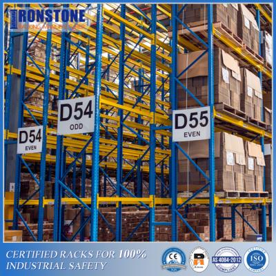 China ODM Very Narrow Aisle Racking System RMI Warehouse Pallet Racking System for sale