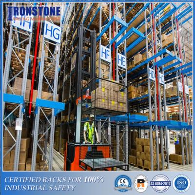 China Hot Sale Industrial Very Narrow Aisle Racking System for Warehouse Cargoes for sale