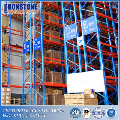 China High Bay VNA Warehouse Pallet Racking With High Storage Density for sale