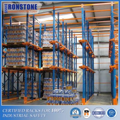 China Cold Rolled Steel Drive-in Pallet Racking System for Compact Storage Solution for sale