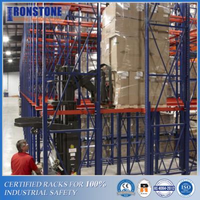 China Creative Design Industrial Drive In And Drive Through Pallet Rack System for sale